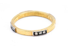 Load image into Gallery viewer, 24 Karat Gold Eternity Band with Diamonds