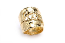 Load image into Gallery viewer, 14K Gold Plated Brass &quot;Love&quot; Inscribed Love Ring